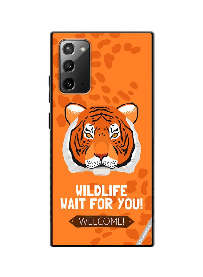 VR CREATIVE Protective Case Cover For Samsung Galaxy Note20 5G Tiger For You Design Multicolour - Image 1