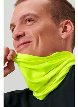Tchibo Men Multipurpose Scarf 50 L x 23 W cm, Neon Green  - Image 1
