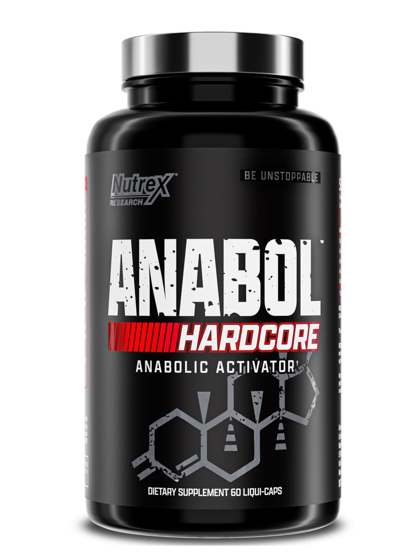 Nutrex Research Anabol Hardcore 60 Liquid Caps: Fuel Your Anabolic Edge - Image 1