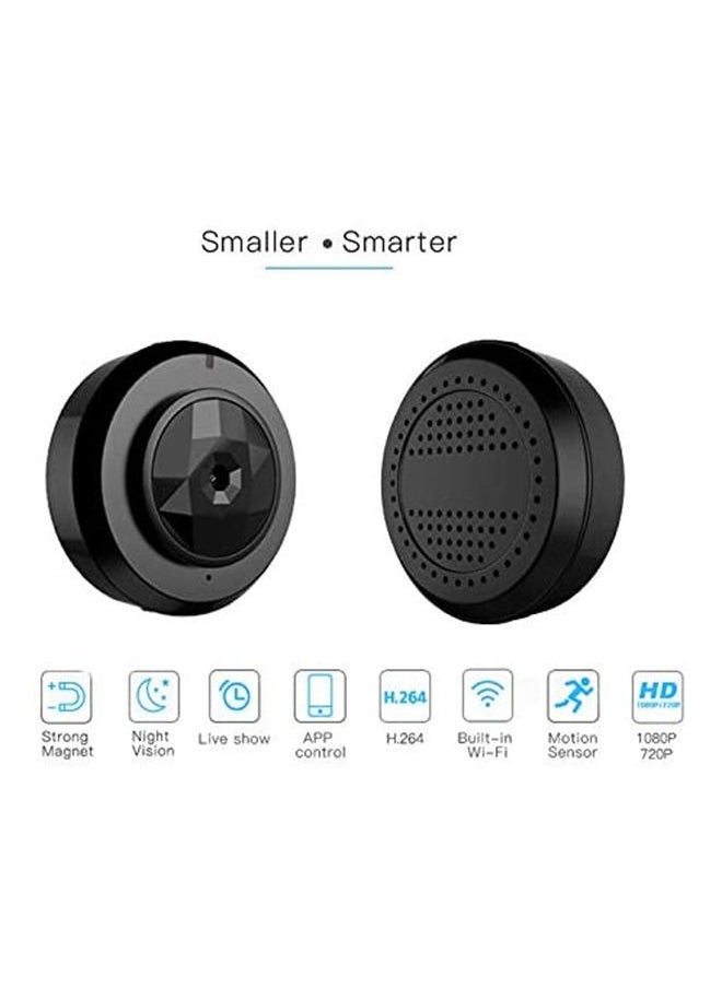 Generic - C6 HD 720P Mini Camera With Battery Bult In,Wifi  Night Vision Live Streaming, Portable Nanny Cam Hidden Mini Camera With Magnet (With Mobile Phone App) - Image 1