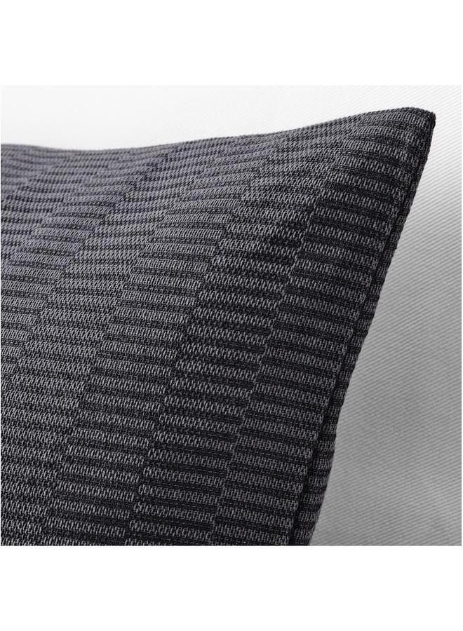 إيروريكس غطاء وسادة رمادي غامق ورمادي 50X50 سم - Image 3