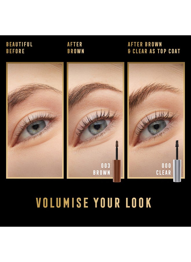 Max Factor 2000 Calorie Brow Sculpt Gel - 003 - Brown, 4.5ml  - Image 4