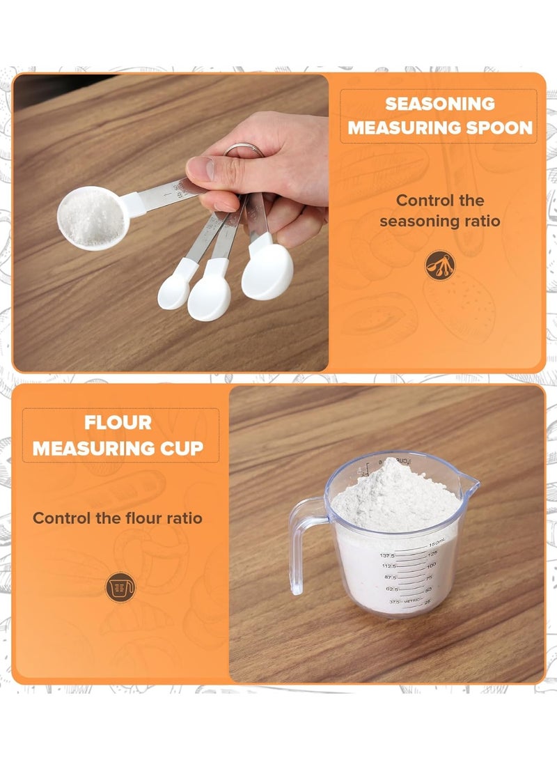 AirYoung 17Pcs Bread Proofing Basket, Bread Making Kit , Sourdough Bread Baking Supplies, Proofing Bowls for Sourdough Bread, Sourdough Starter Kit, 10 inch Oval & 9 inch Round Basket - Image 5