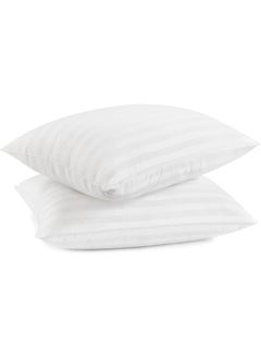 Serta SERTA Won't Go Flat Standard/Queen Size Set of 2 Down Alternative Bedding Pillow for Back, Stomach or Side Sleepers  - Image 1