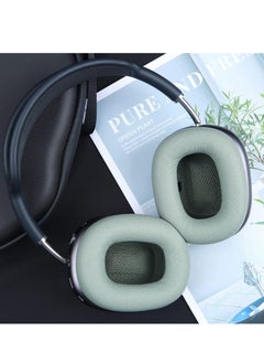 SYOSI Ear Pads for AirPods Max Earmuffs, Headband Ear Cups Replacement Sponge Cover Cloth Ear Cushion Cover Magnetic Headphone Accessories with Knitted Mesh, Memory Foam, Green  - Image 4
