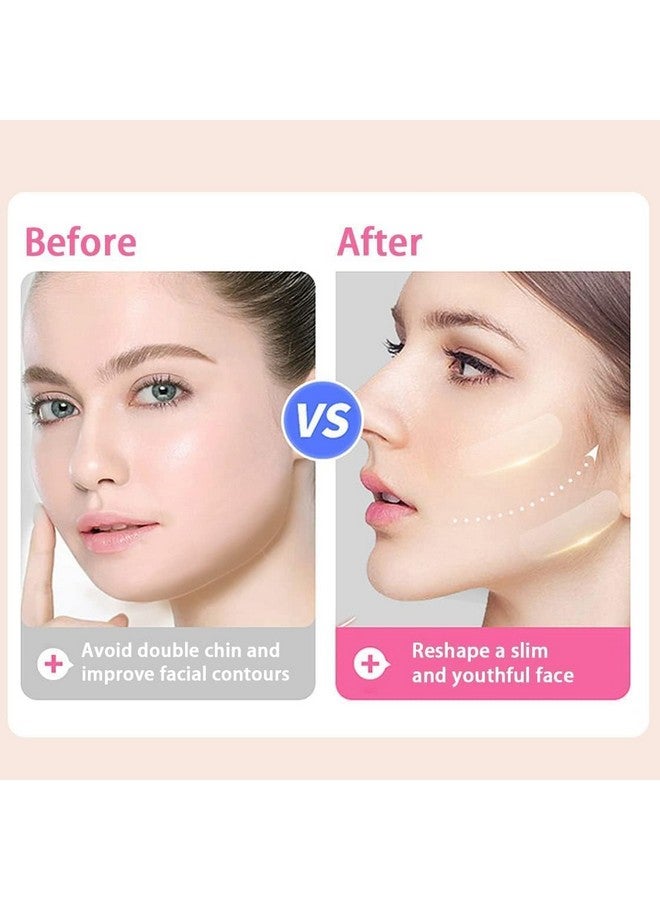 Facial Slimming Belt, Double Chin Reducer Reusable V-Shape Face Mask for Men & Women Facial Shaped UP Lift Belt, Slim Cheeks Lifting Jaw Line Shaper Anti Wrinkle Strap Elastic Face - Image 5