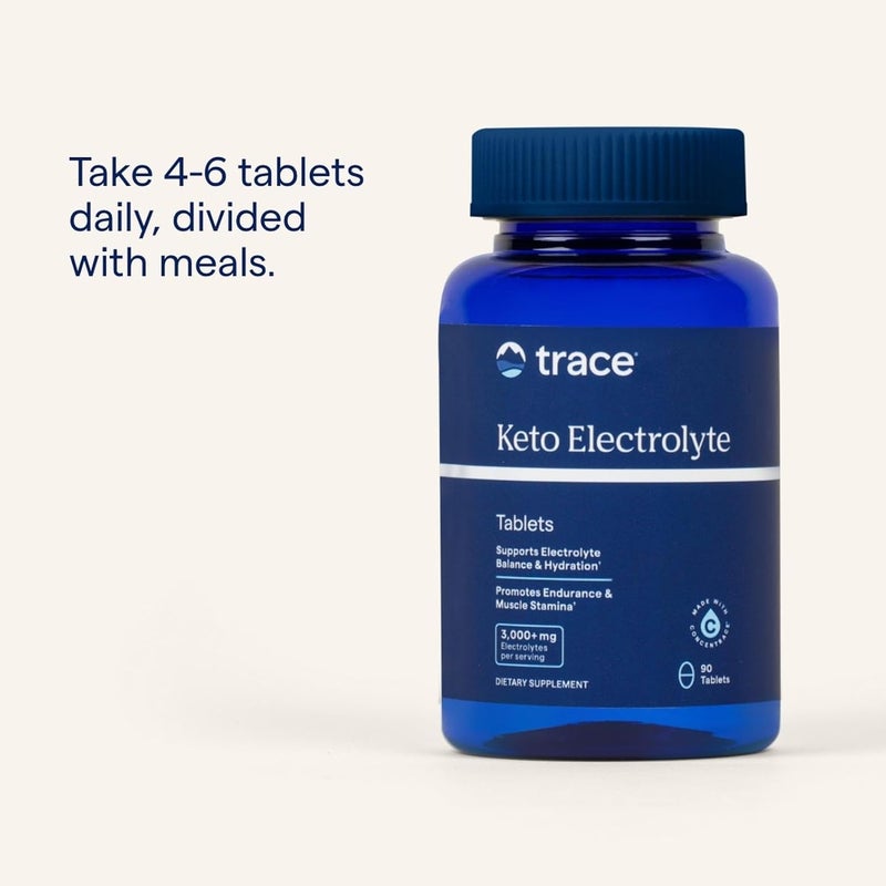 Trace Minerals Keto Electrolyte Tablets  Electrolyte Supplement to Aid Against Dehydration  Endurance Supplement with Minerals  Supports Performance  Muscle Recovery  90 Tablets 15 Servings - Image 4