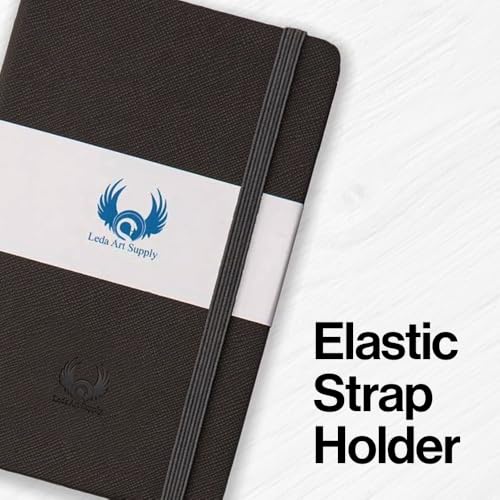 Leda Art Supply Pocket Sketch book - Thick Drawing Paper for Marker Watercolor Pencil Mixed Media - 160 Blank Pages - Small Size, Ideal for Artists - Drawing Notebook, 3.5 x 5.5 Art Journal - Image 5