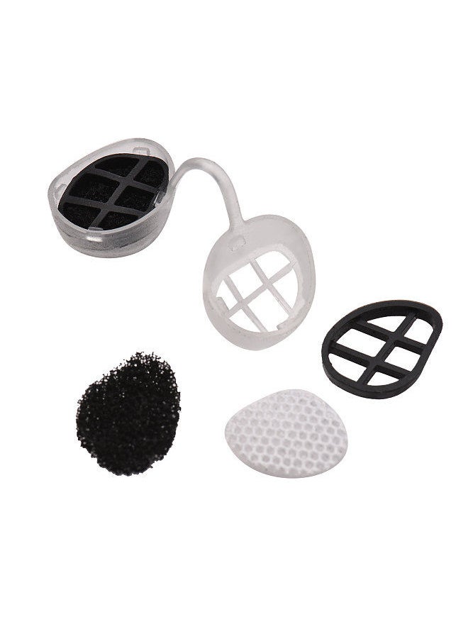 Generic - Invisible Nasal Filter Ultra-Breathable Nasal Filters Nasal Filters Nose Plugs for Smells Air Filtration from Pollen Dust  Small + Medium + Large Round Shape - Image 1