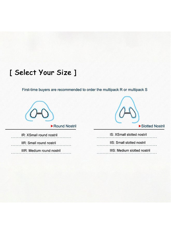 Generic - Invisible Nasal Filter Ultra-Breathable Nasal Filters Nasal Filters Nose Plugs for Smells Air Filtration from Pollen Dust  Small + Medium + Large Round Shape - Image 1