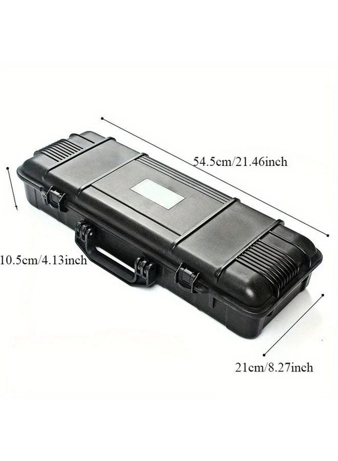 1 Pcs Black Hard Shell Toolbox Organizer Storage Box Camera Photography Safety Protection - Image 1
