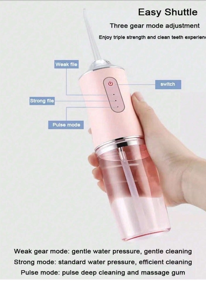 عام جهاز تنظيف الأسنان الكهربائي المحمول المنزلي، منظف الأسنان، تنظيف الأسنان ورذاذ الماء للعناية بالفم - Image 5