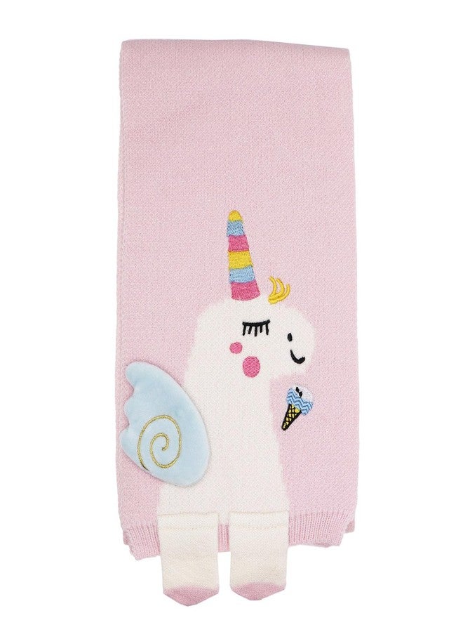 Newfancy Kids Girls Boys Winter Cute Unicorn Scarf Shawl Warm Soft Cozy Fashion Knit Neck Warmer Scarfs Toddler, Pink, One_Size - Image 5