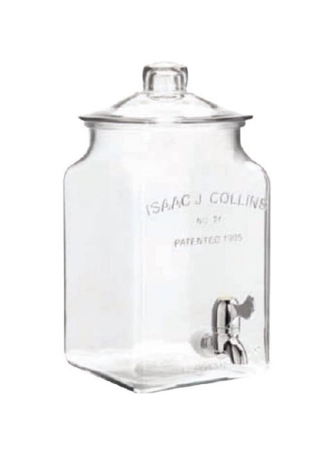 أنكور هوكينغ موزع مشروبات حاصل على براءة اختراع من إيزاك ج. كولينز مع صنبور شفاف 1.5 جالون 93474 - Image 1