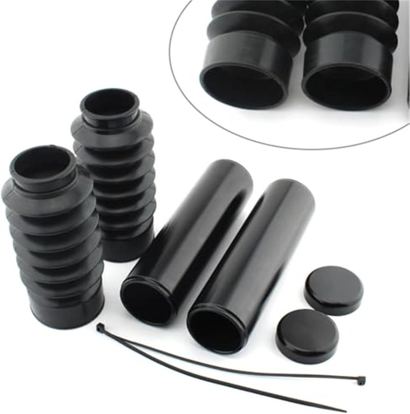 QASULER Front Fork Dust Cover Kit for Harley-Davidson V-ROD - Image 2