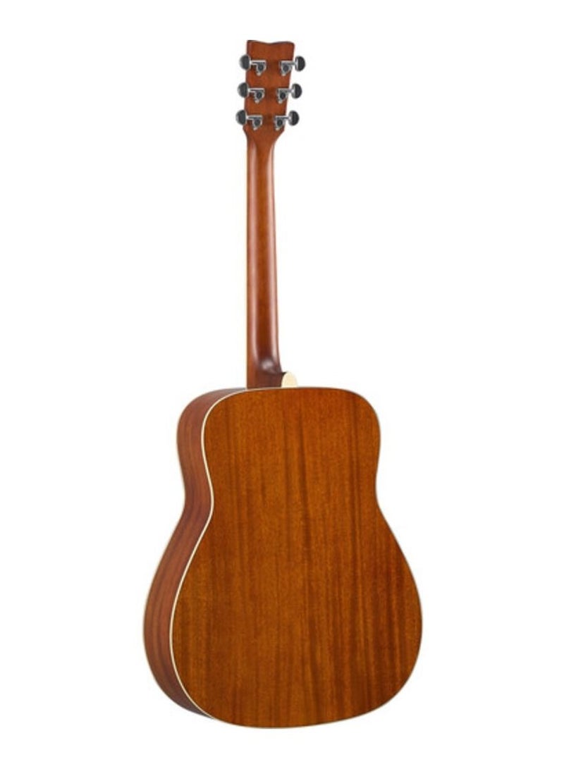 YAMAHA Yamaha FG-TA TransAcoustic Dreadnought - Brown Sunburst - Image 2