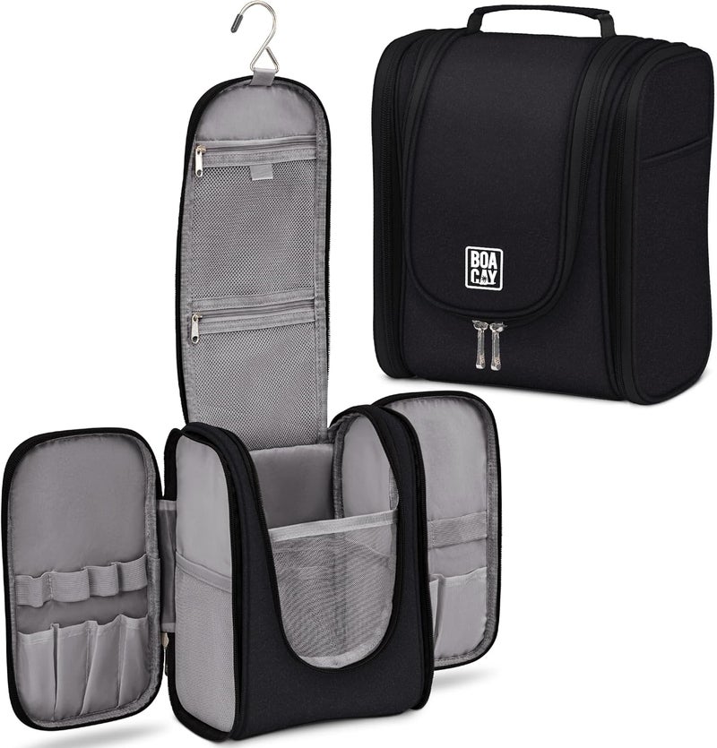BOACAY Extra Large Hanging Travel Toiletry Bag for Women & Men, Makeup Bag - Image 1