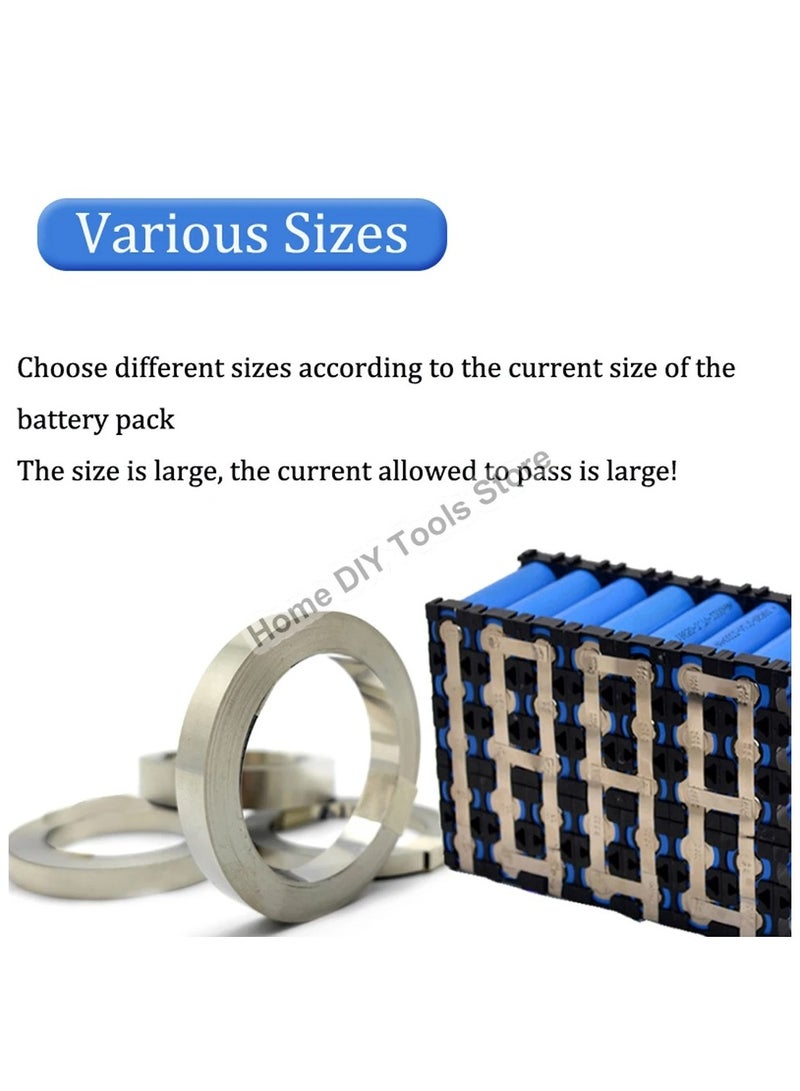 AROAQ 10M Roll 18650 Battery Nickel Strip Spot Welding Connector Nickel Plated Steel Belt for Li-ion Battery Pack Assembly  - Image 3