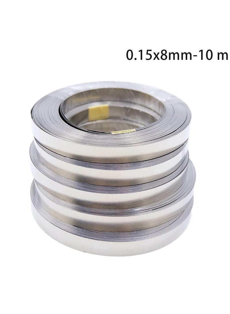 AROAQ 10M Roll 18650 Battery Nickel Strip Spot Welding Connector Nickel Plated Steel Belt for Li-ion Battery Pack Assembly  - Image 1