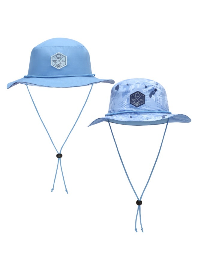 QASSAR DOUBLE SIDE HAT BLUE WATER CAMO - Image 1