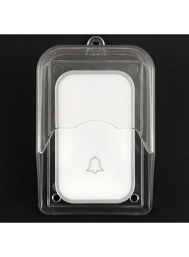 غطاء جرس الباب الشفاف، واقي بلاستيكي قابل للفصل، حامي من الرذاذ للأزرار الخارجية، ملحق تركيب عالمي - Image 4