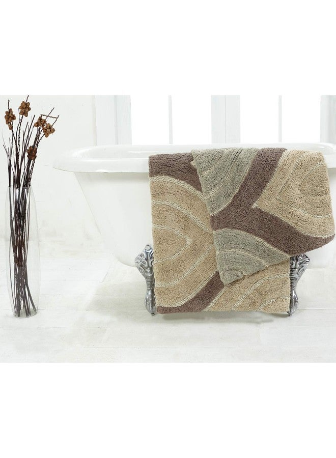 Chesapeake Davenport 2 Pc. Tan Bath Rug Set 44800 (21"x34" & 24"x 40") - Image 1