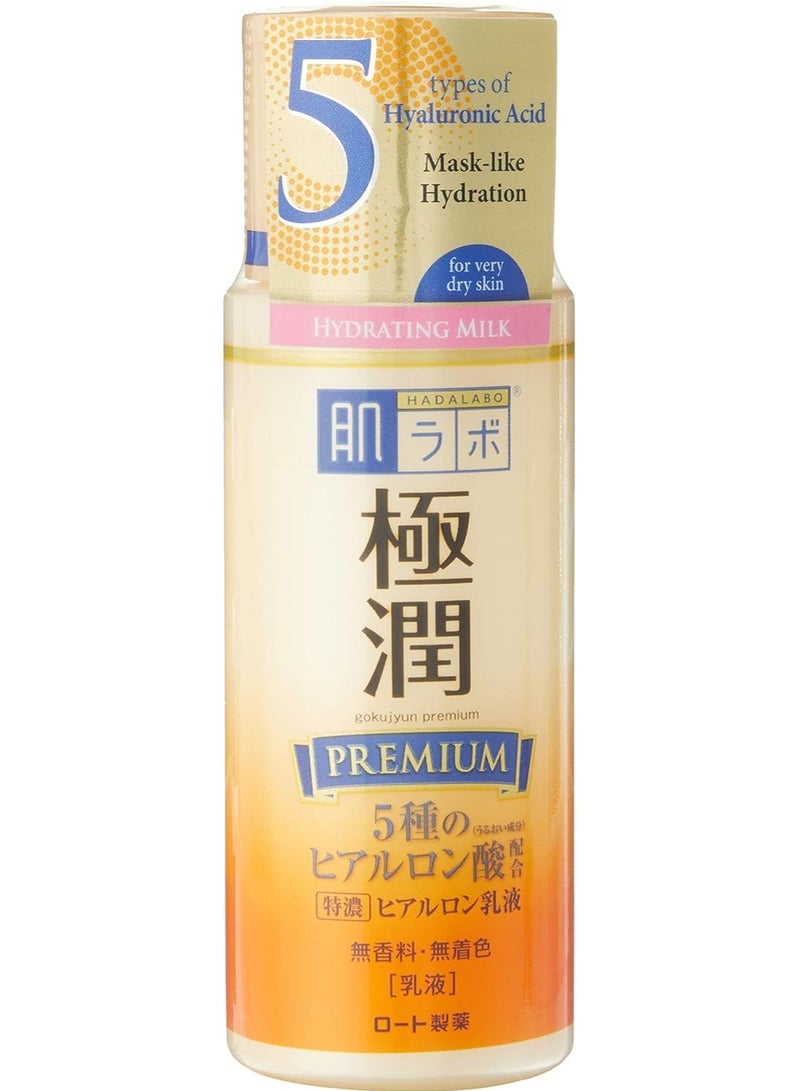 Hadalabo Gokujyun Premium Hyaluronic Acid Milk 140 Ml