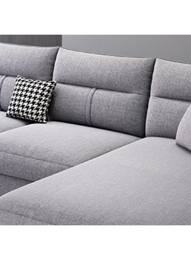 Zayn comforts Modern L-Shaped Living Room Sofa with Chaise and Concealed Support - Image 3