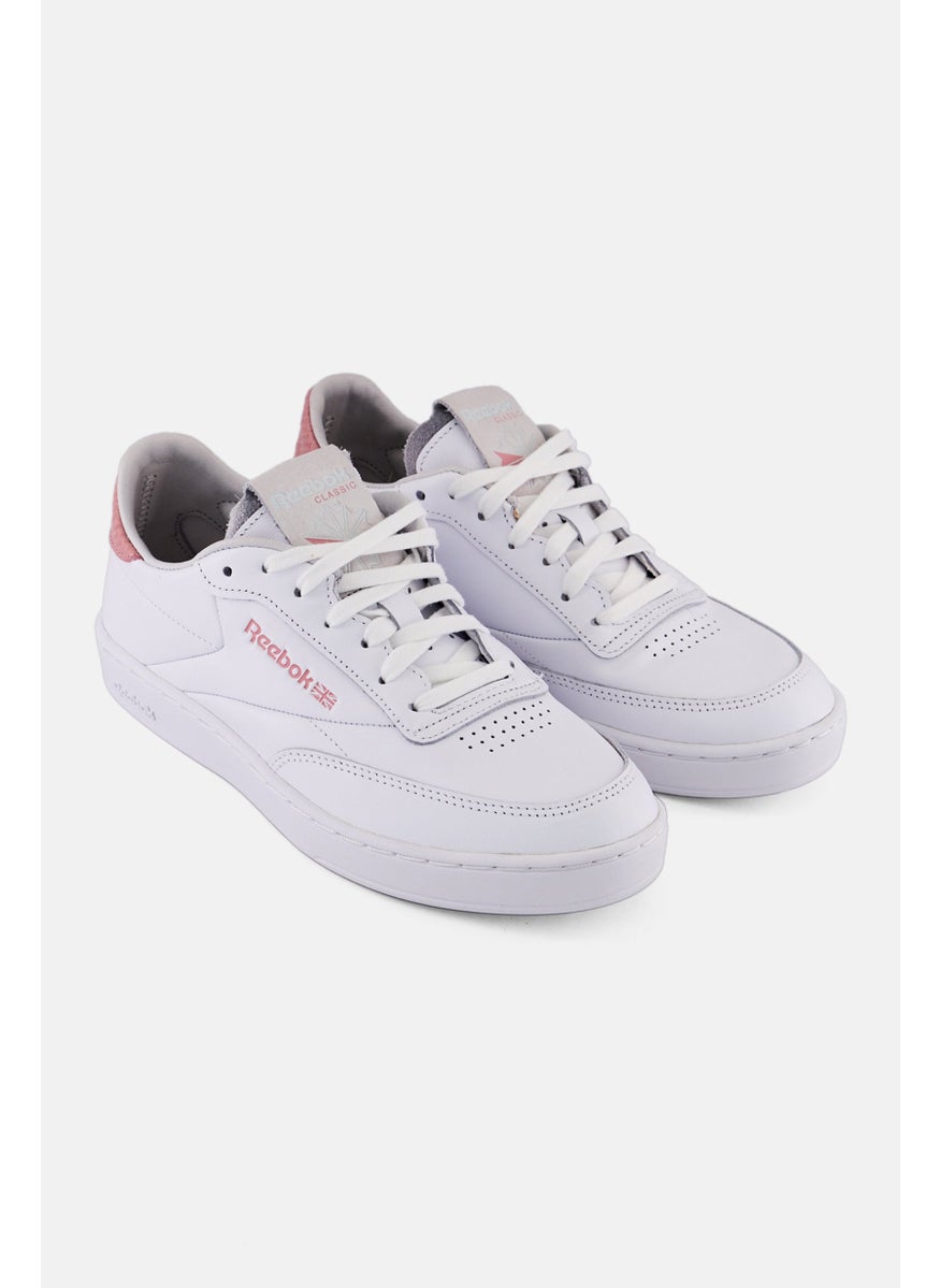 Reebok Women Club C Lace Up Outdoor Shoes, White  - Image 1