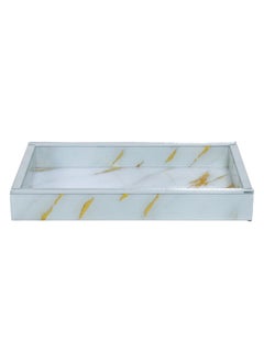 Ore Decor Tray, White - 45x5 cm