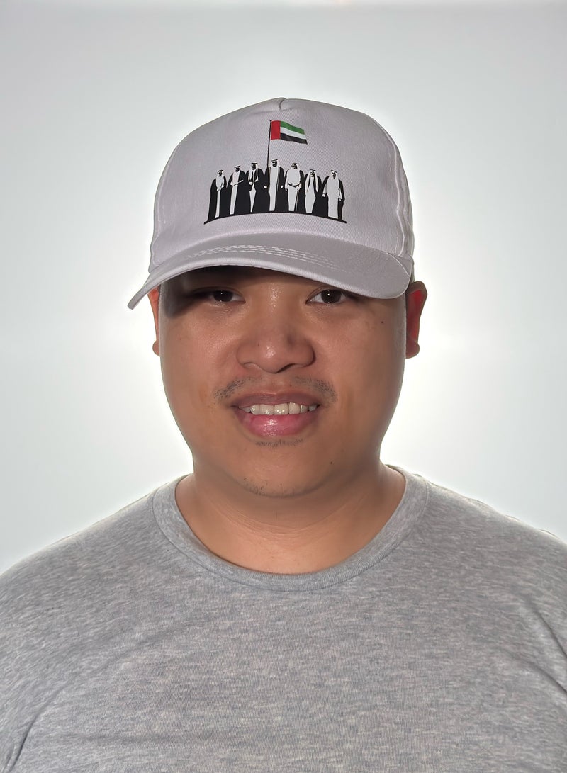 National Day Cap white color - Image 3