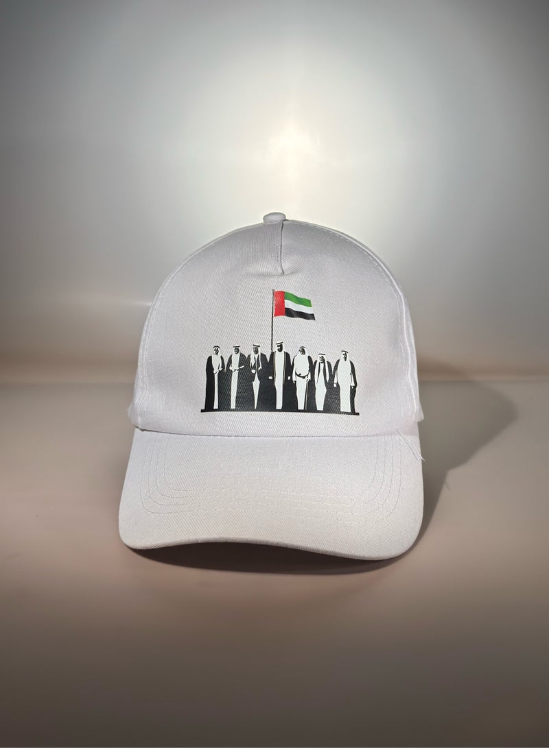 National Day Cap white color - Image 2