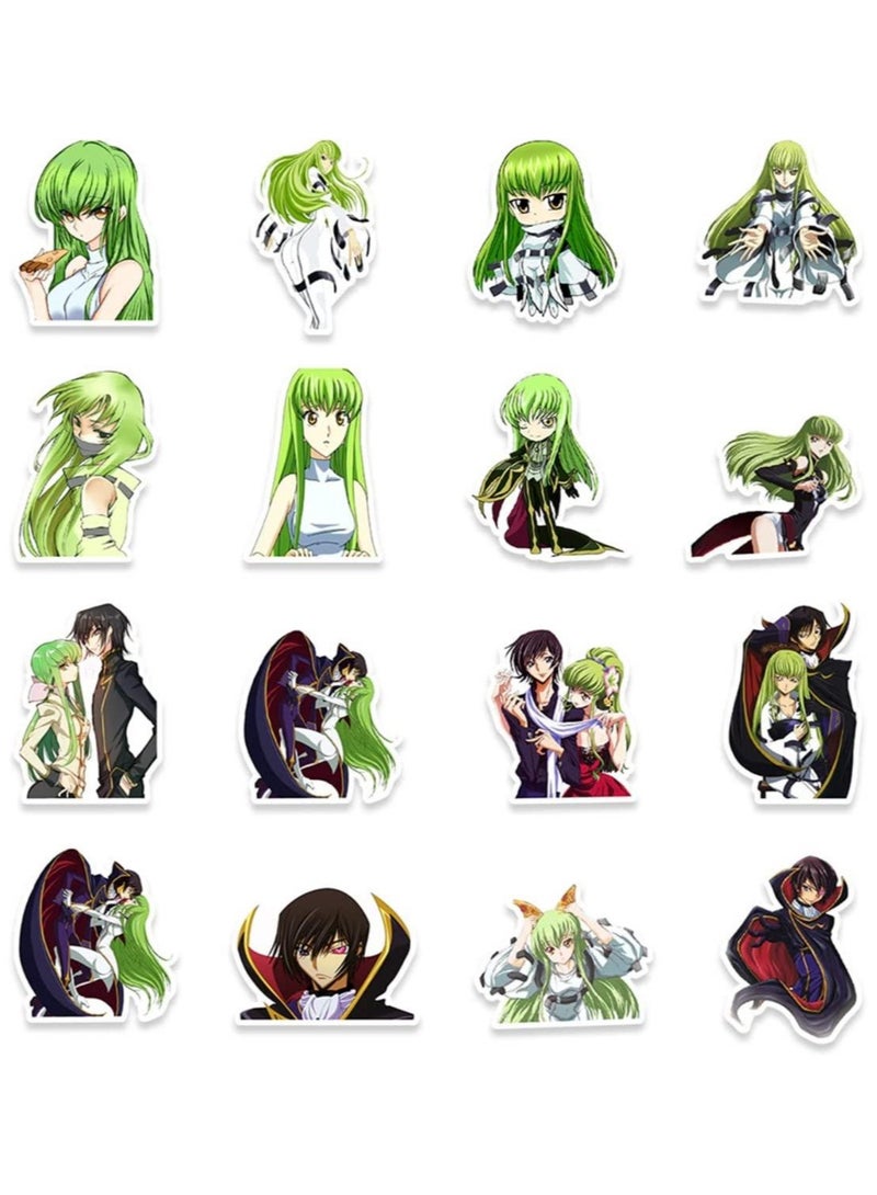 Inder 50pcs Lelouch Token of Rebel Anime Stickers DIY Stationery Mobile Phone PS4 Guitar Cartoon Classic Sticker - Image 4