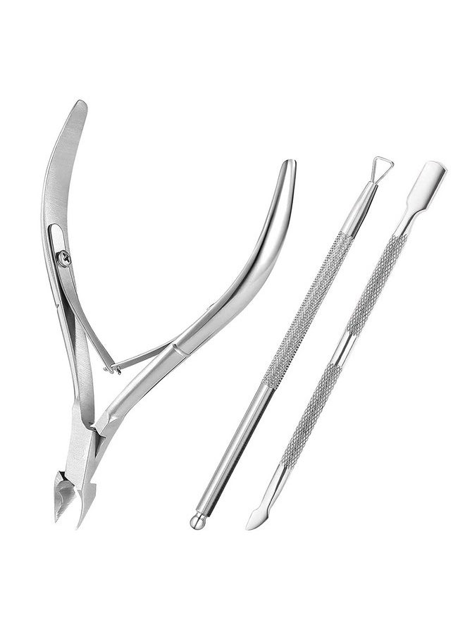 AZUREBEAUTY AZUREBEAUTY Stainless Steel Nail Cuticle Pusher 001  - Image 1