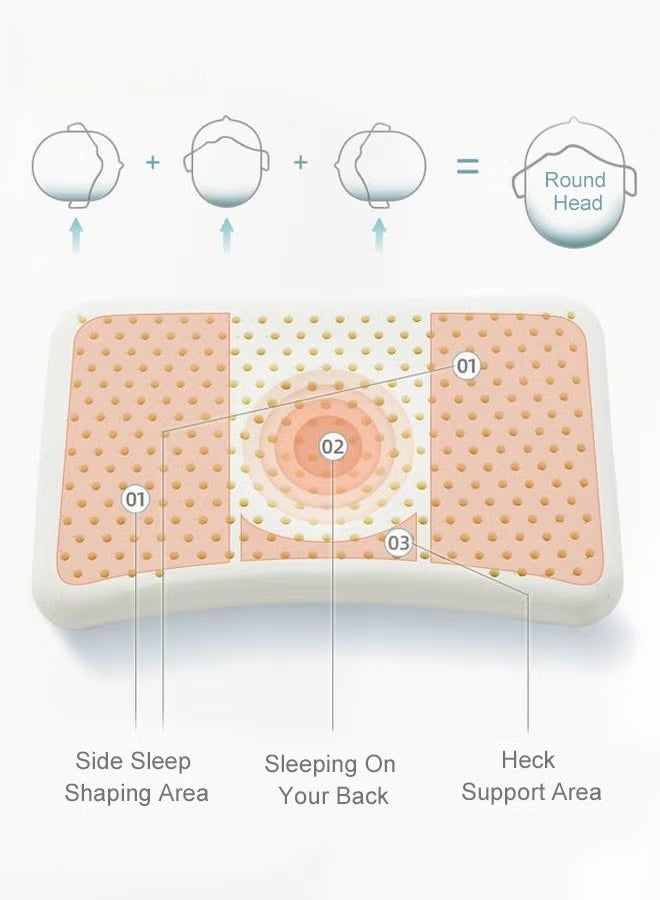 HOOKOR Baby Newborn Nursing Sleeping Pillow Toddler Boys and Girls Comfortable Portable Breathable Lightweight Shaping Pillows PE Multifunctional Portable Infant Head Support for Kids Infants - Image 5