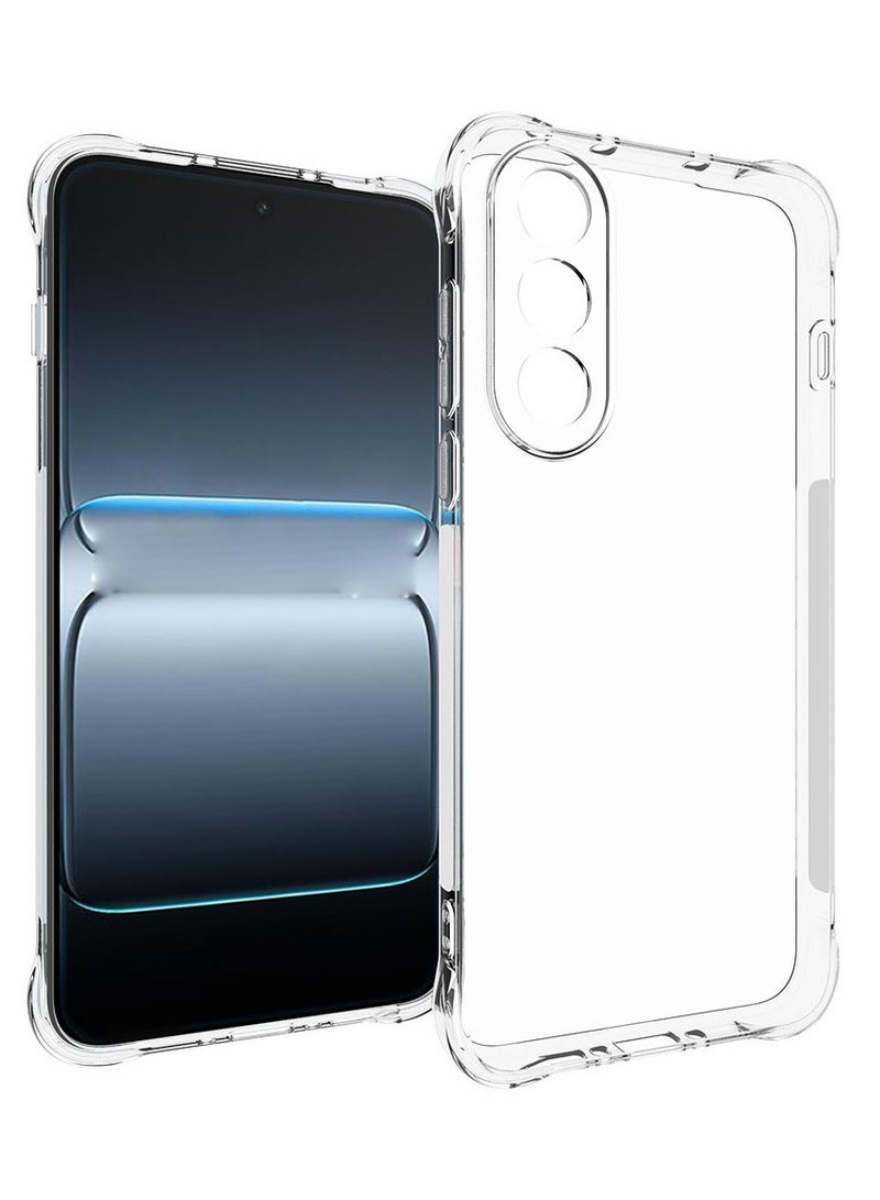 general Case for OnePlus Nord 5, Clear Phone Case with Reinforced Corners Bumper Slim Fit Shockproof Flexible TPU Case for OnePlus Nord 5 - Image 1