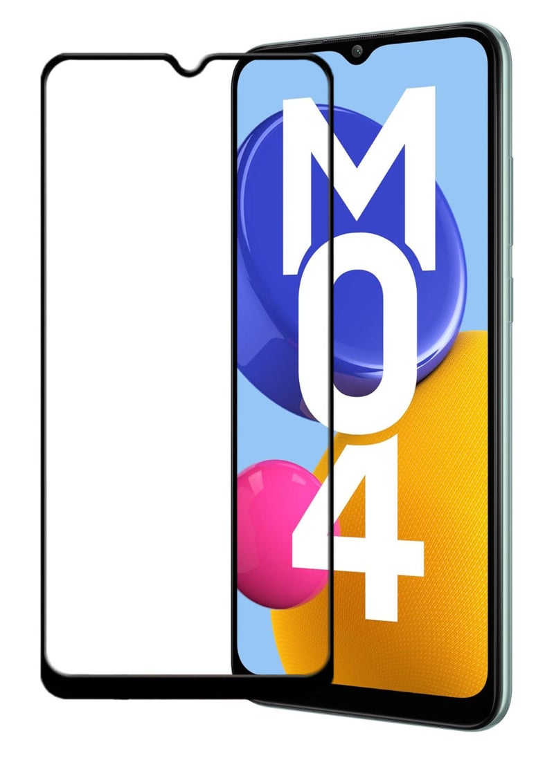 ACLIX Antistatic ESD Dustproof Premium Quality High Definition Tempered Glass Screen Protector Designed For Samsung Galaxy M04 - Image 1