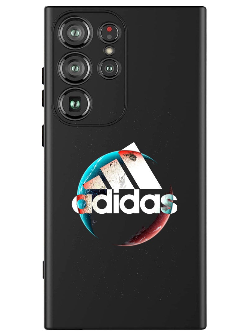 Theodor Protective Slim Fit Case Liquid Silicone Cover with Full Body Protection Anti-Scratch Shockproof Case For Samsung Galaxy S24 Ultra (Black) - stars-addidas - Image 1