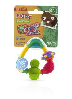 Nuby Nuby Spin N' Teethe Teether, Colors May Vary  - Image 3