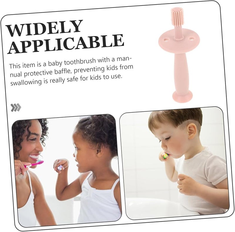 فرشاة أسنان سيليكون ناعمة للأطفال من عمر 0 إلى 2 سنة للأولاد والبنات - Image 4