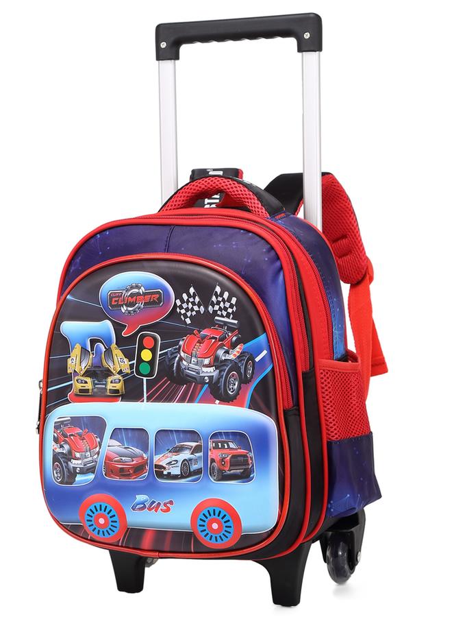 Stargold Baby Backpack 3Pcs For Baby Boys 1 lunch 1 Pencil Box And 1 Bag With Adjustable Strap For School 2 Wheels 12 Inch  - Image 2