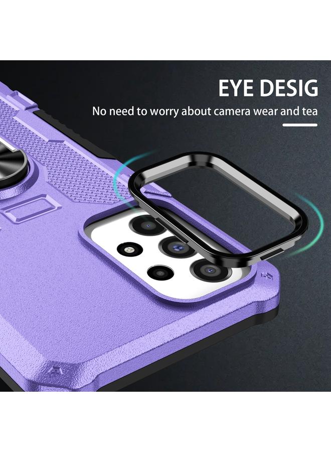 اس-توب جراب لهاتف Samsung Galaxy S23 Ultra 5G مع حامل حلقي وغطاء هاتف هجين - Image 4