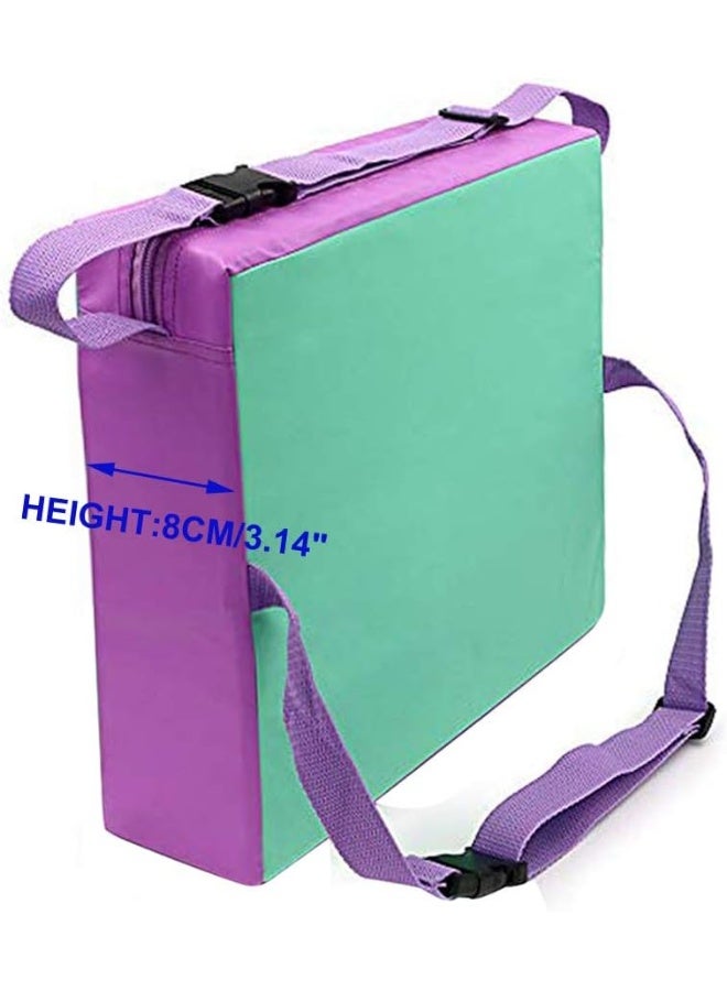 SUNMALL وسادة رفع كرسي الطعام SUNMALL قابلة للحمل وقابلة للفك وقابلة للتعديل كرسي مرتفع للأطفال الرضع والأطفال الصغار وسادة مقعد سميكة قابلة للغسل - Image 2