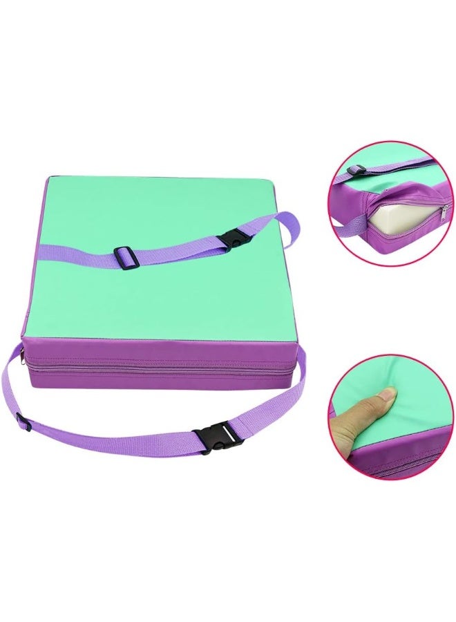 SUNMALL وسادة رفع كرسي الطعام SUNMALL قابلة للحمل وقابلة للفك وقابلة للتعديل كرسي مرتفع للأطفال الرضع والأطفال الصغار وسادة مقعد سميكة قابلة للغسل - Image 5