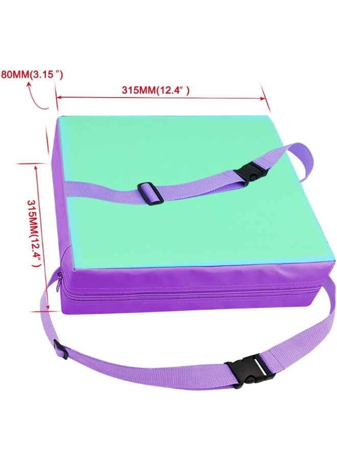 SUNMALL وسادة رفع كرسي الطعام SUNMALL قابلة للحمل وقابلة للفك وقابلة للتعديل كرسي مرتفع للأطفال الرضع والأطفال الصغار وسادة مقعد سميكة قابلة للغسل - Image 4