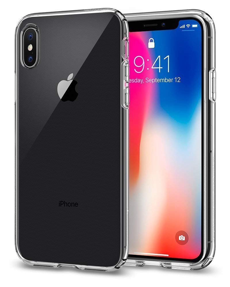 Cedo iPhone X/XS Clear Case | Soft Flexible Slim-Fit | Full Body 360 Protection Shock Proof TPU Back Cover (Transparent) - Image 1