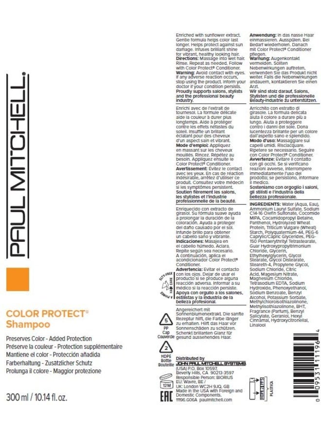 Paul Mitchell Color Protect Shampoo 500ml - Image 4