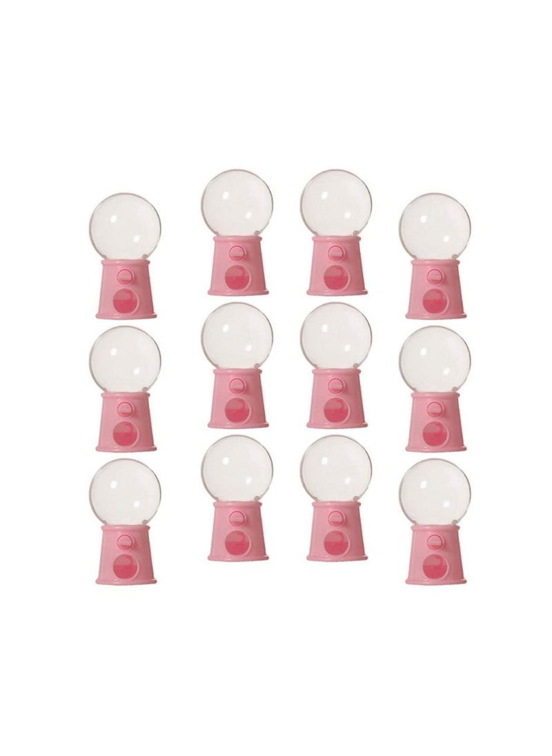 SYOSI Gumball Machine, Candy Dispenser, 12Pcs Bubble Gum Machine, Mini Candy Dispenser, Candy Machine, Candy Box, Basket Stuffers for Kids, Elegant Candy Dispenser, Holds Snack, Candy and Gumball's  - Image 1