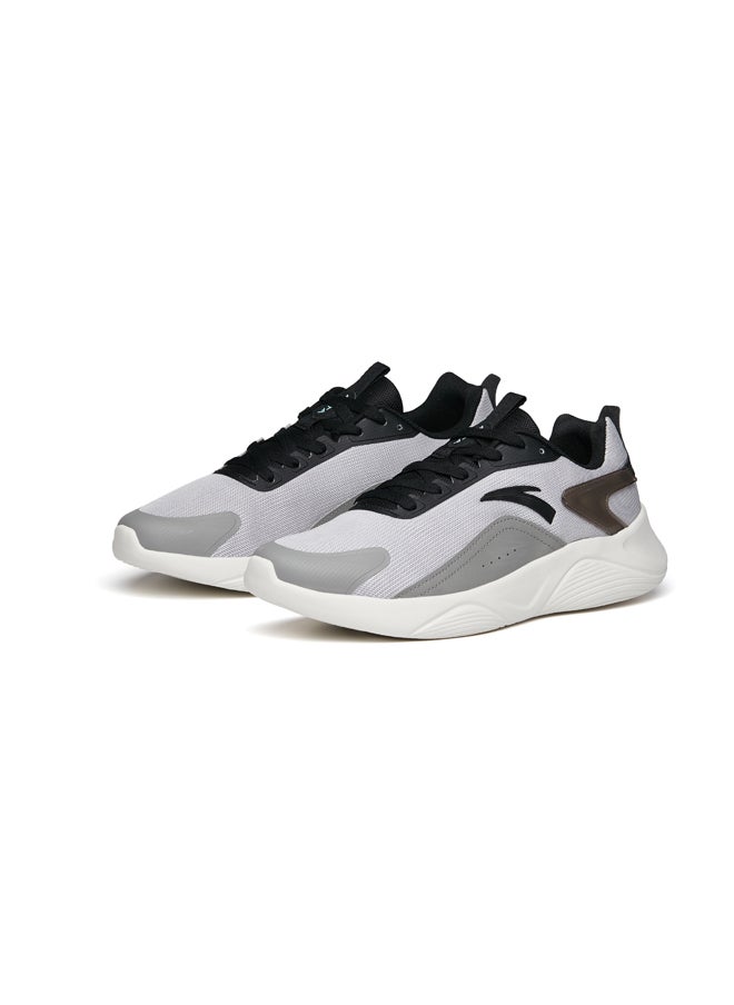 ANTA - EASY RUN RUNNING SHOES FOR MEN IN GRY/CONTINT GRY/BLK - Image 1