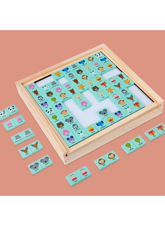 Multi-functional Wooden Five-in-one Fun Flying Chess Backgammon Children's Early Education Primary School Educational Chess Toy-Color:Five-in-one Entertainment - Image 3